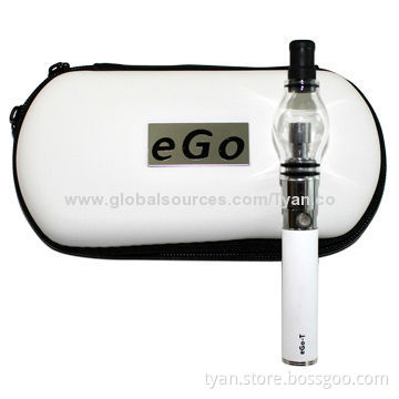 2014 New Popular Dry Herb or Wax eGo-T Battery with Glass Global Vaporizer Starter Kit